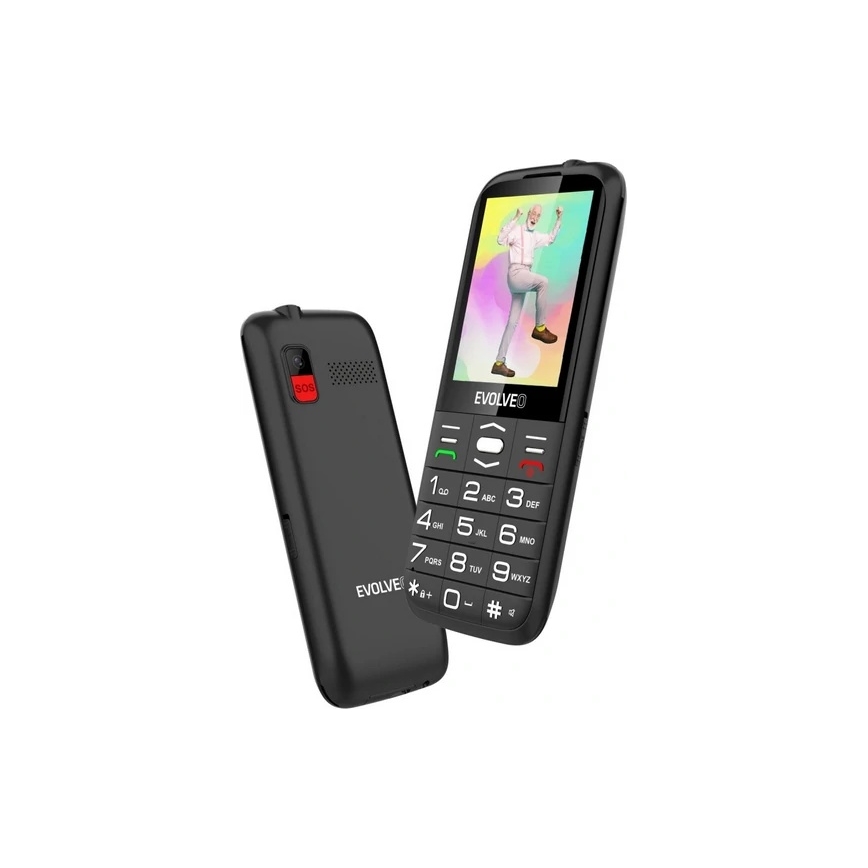 Evolveo - EasyPhone XO Seniorenhandy, schwarz