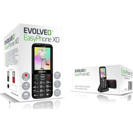 Evolveo - EasyPhone XO Seniorenhandy, schwarz