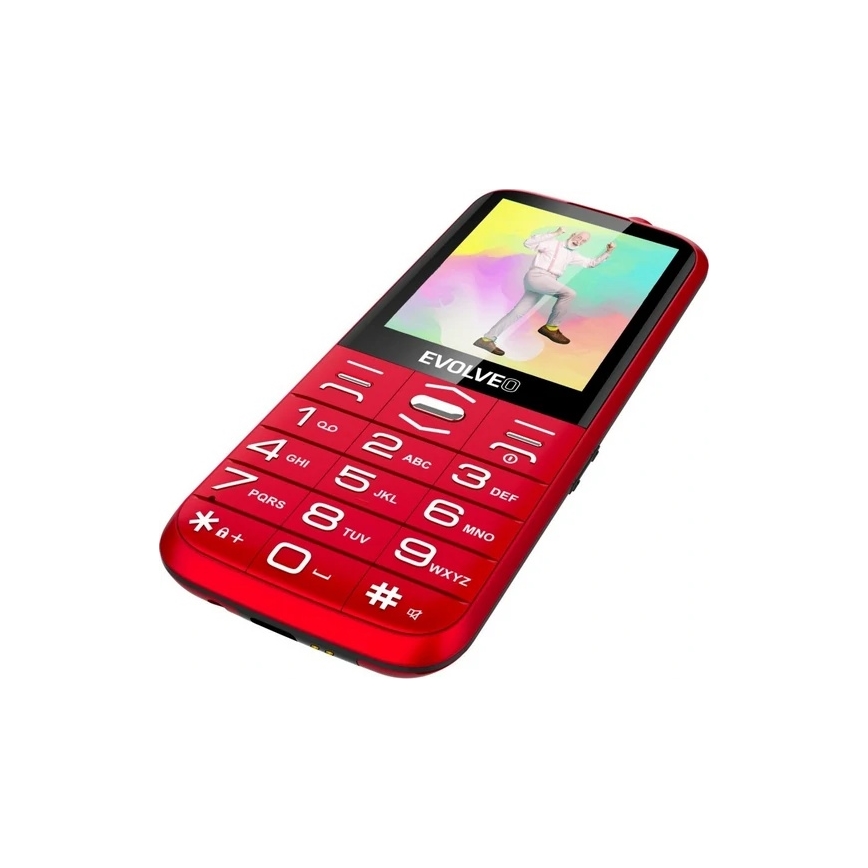 Evolveo - EasyPhone XO telefono cellulare per anziani rosso