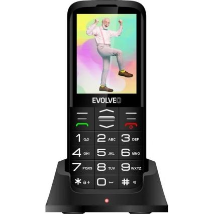 Evolveo - EasyPhone XO téléphone portable pour seniors noir