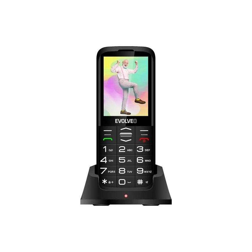 Evolveo - EasyPhone XO téléphone portable pour seniors noir