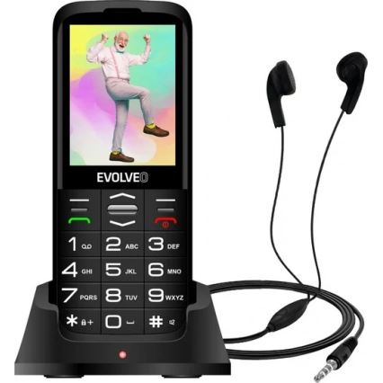 Evolveo - EasyPhone XO téléphone portable pour seniors noir