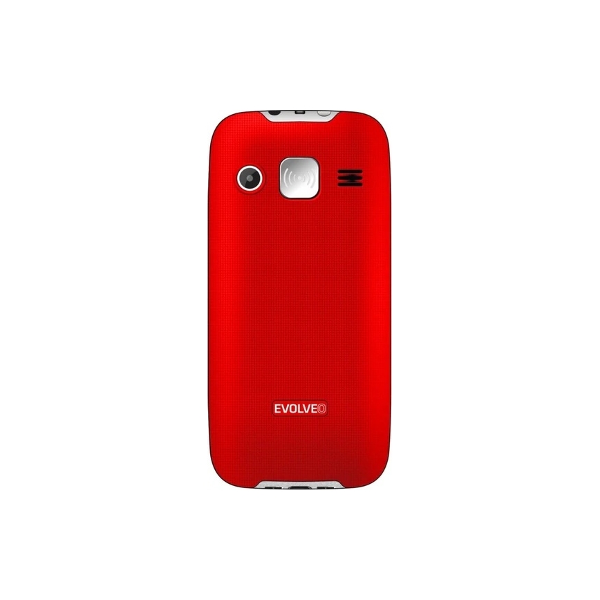 Evolveo - EasyPhone XR, téléphone mobile 4G pour seniors, rouge