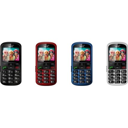 Evolveo - EasyPhone XS, telefono per anziani, nero