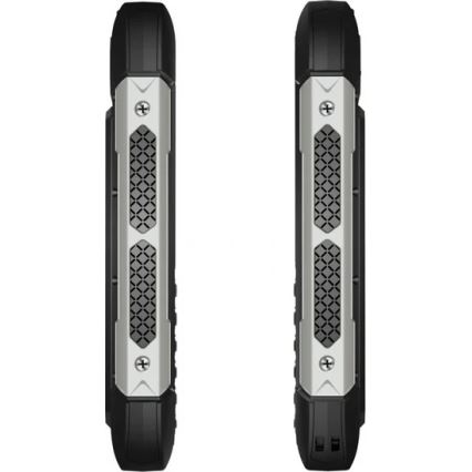 Evolveo - StrongPhone H1, telefono Dual SIM impermeabile, nero/argento