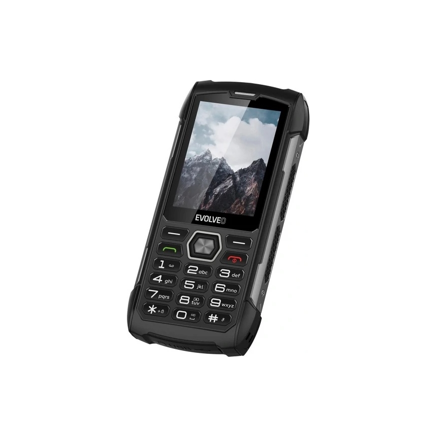 Evolveo - StrongPhone H1 telefono Dual SIM impermeabile nero/grigio
