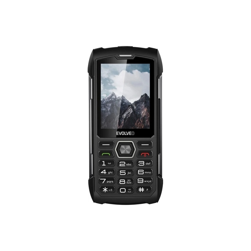Evolveo - StrongPhone H1, telefono impermeabile Dual SIM, nero/grigio