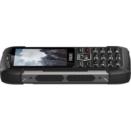 Evolveo - StrongPhone H1, telefono impermeabile Dual SIM, nero/grigio