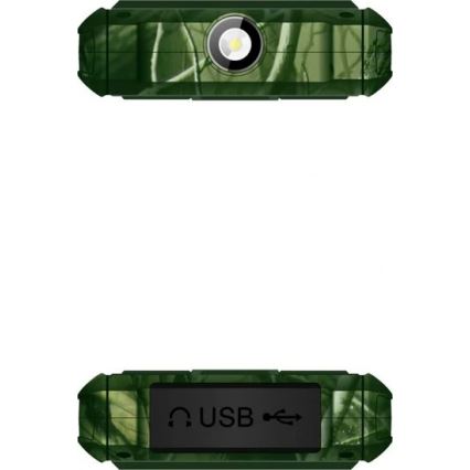 Evolveo - StrongPhone H1, téléphone étanche Double SIM, camouflage de chasse