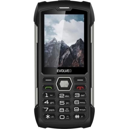 Evolveo - StrongPhone H1, téléphone étanche double SIM noir/argenté