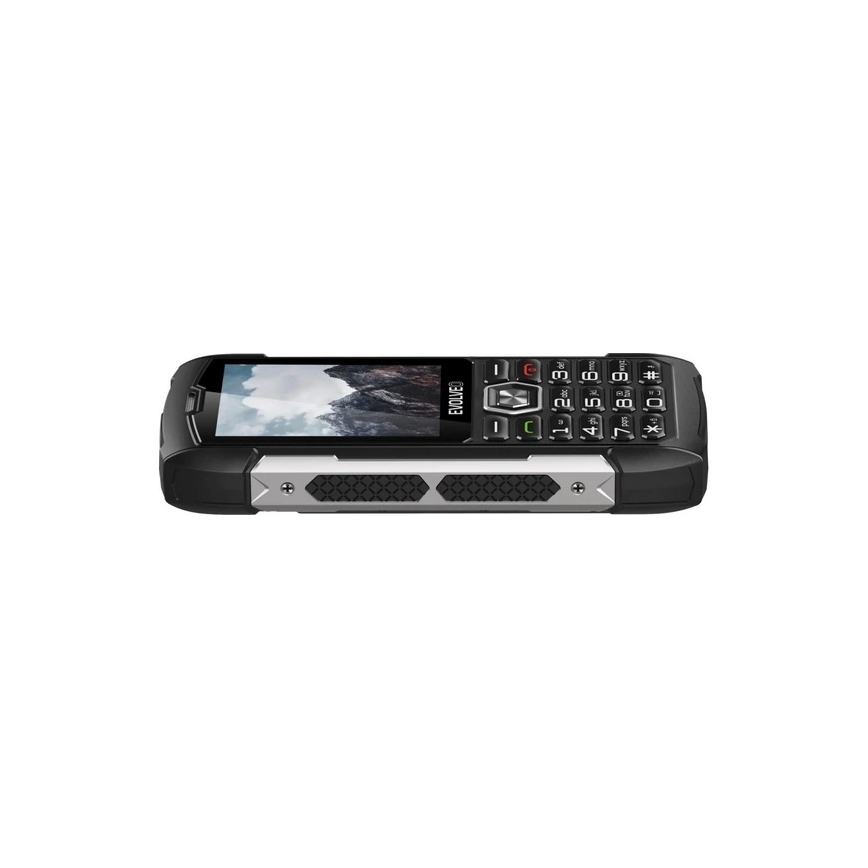 Evolveo - StrongPhone H1, téléphone étanche double SIM noir/argenté