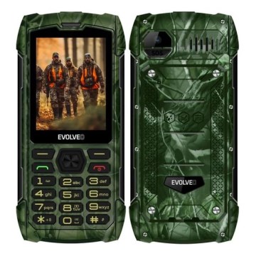 Evolveo-StrongPhone H1, wasserdichtes Dual-SIM-Telefon mit Jagdtarnmuster