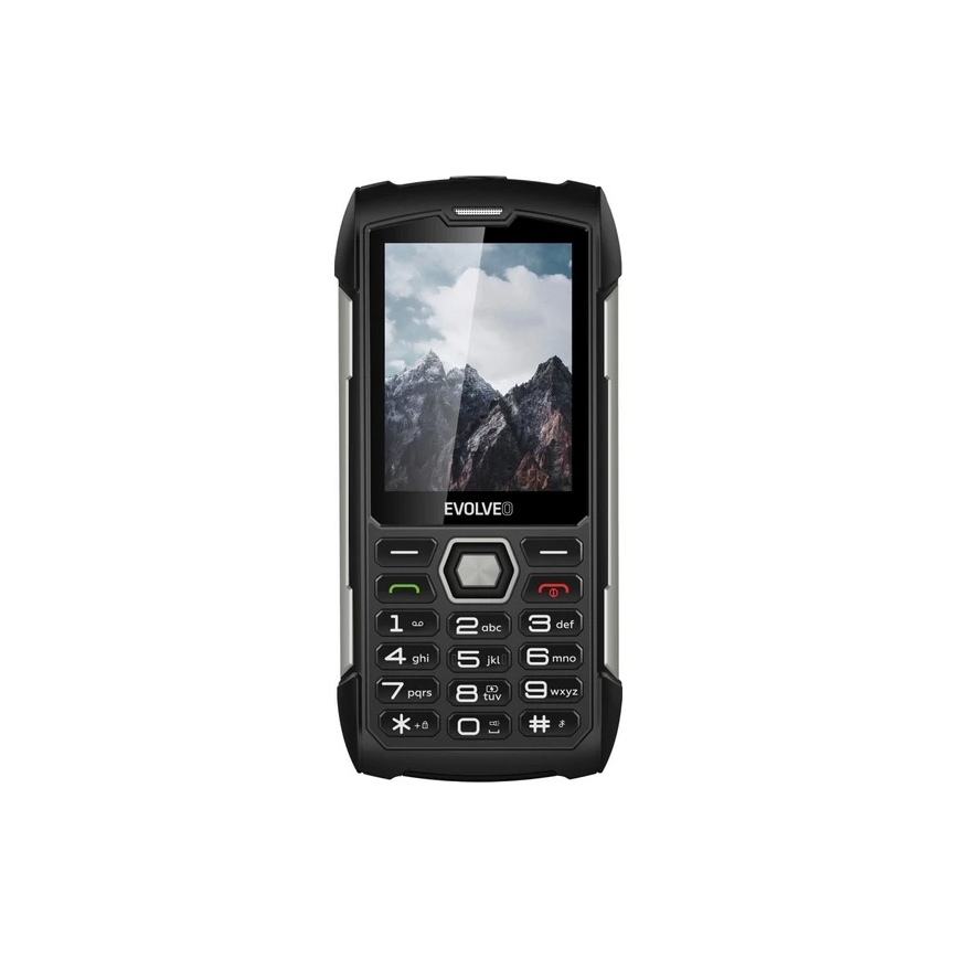 Evolveo - StrongPhone H1 wasserdichtes Dual-SIM-Telefon schwarz/silber