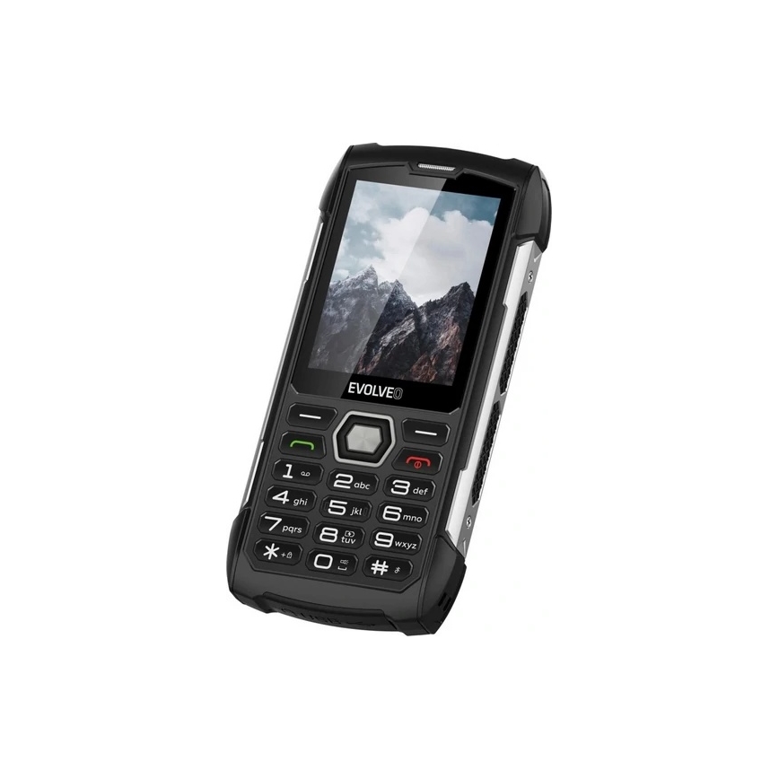 Evolveo - StrongPhone H1 wasserdichtes Dual-SIM-Telefon schwarz/silber