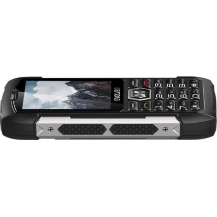 Evolveo - StrongPhone H1 wasserdichtes Dual-SIM-Telefon schwarz/silber