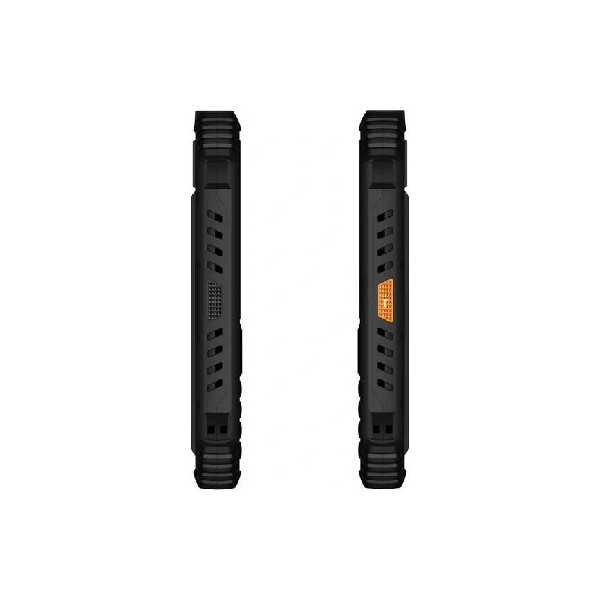 Evolveo - StrongPhone Q1, telefono Dual SIM impermeabile, nero/arancione