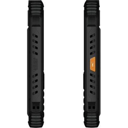Evolveo - StrongPhone Q1, wasserdichtes Dual-SIM-Handy, schwarz/orange