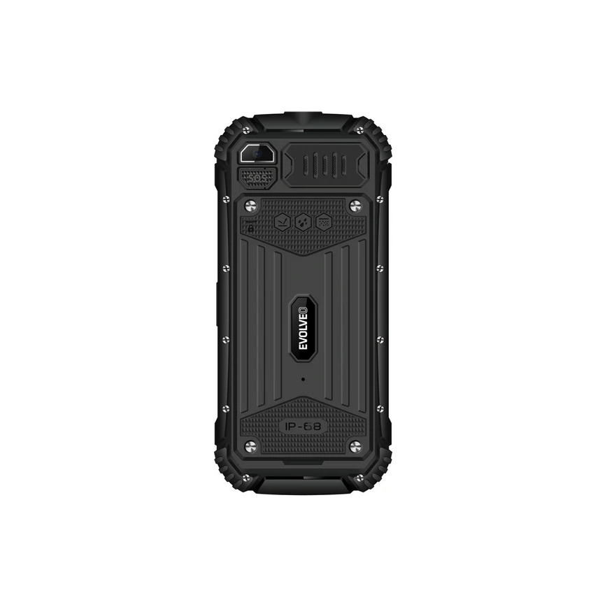 Evolveo - StrongPhone Q1, wasserdichtes Dual-SIM-Telefon, schwarz