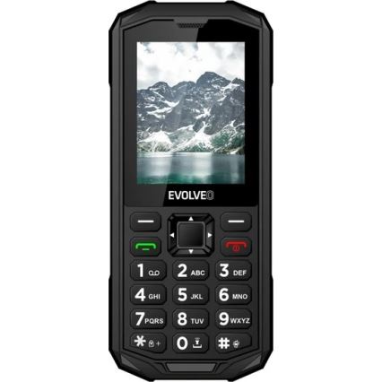 Evolveo - StrongPhone X5, telefono Dual SIM impermeabile nero/grigio