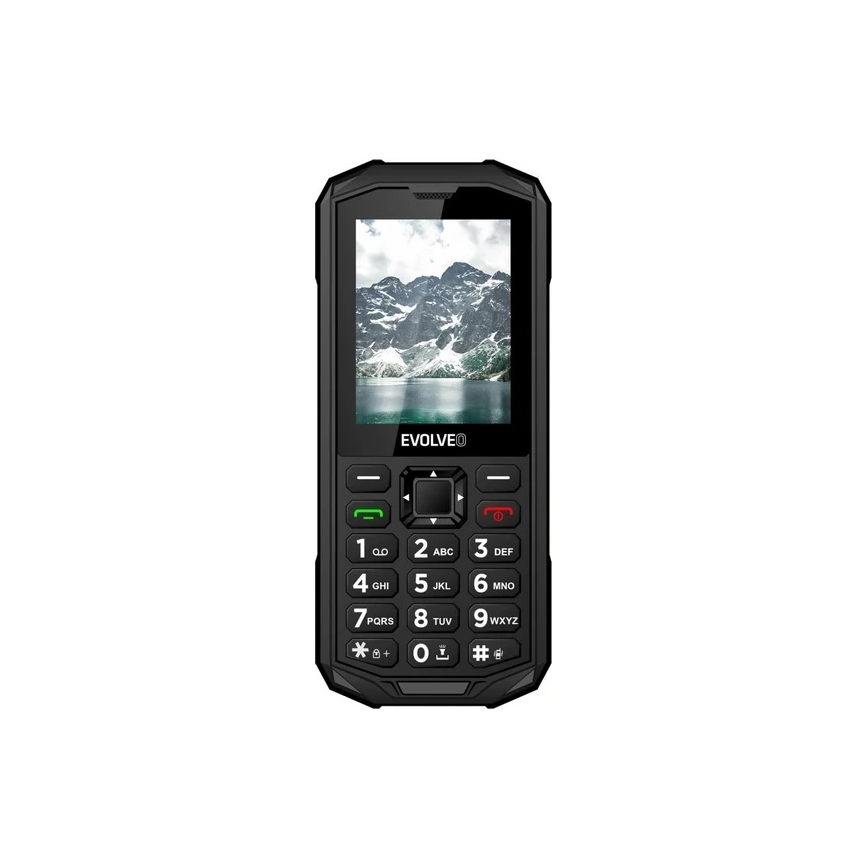 Evolveo - StrongPhone X5, telefono Dual SIM impermeabile nero/grigio