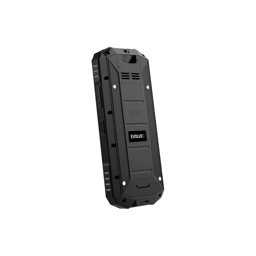 Evolveo - StrongPhone X5, telefono Dual SIM impermeabile nero/grigio