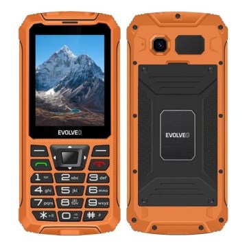 Evolveo - StrongPhone Z6, telefono Dual SIM impermeabile arancione