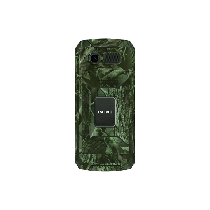 Evolveo - StrongPhone Z6, telefono Dual SIM impermeabile in mimetica da caccia