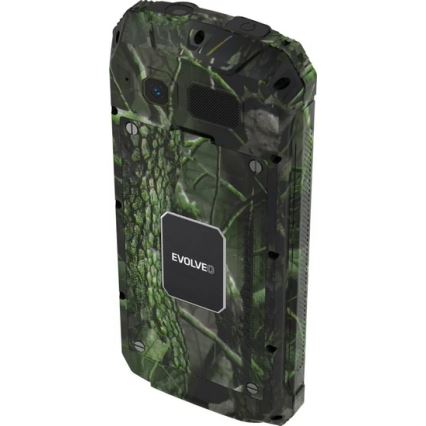 Evolveo - StrongPhone Z6, telefono Dual SIM impermeabile in mimetica da caccia