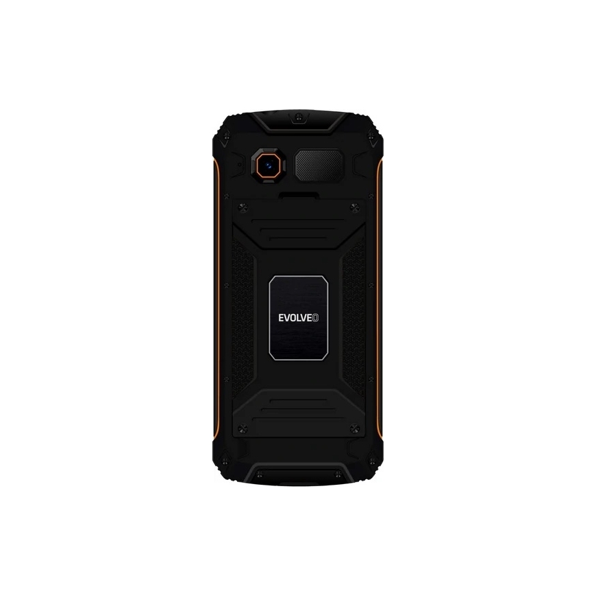 Evolveo - StrongPhone Z6, telefono Dual SIM impermeabile nero/arancione