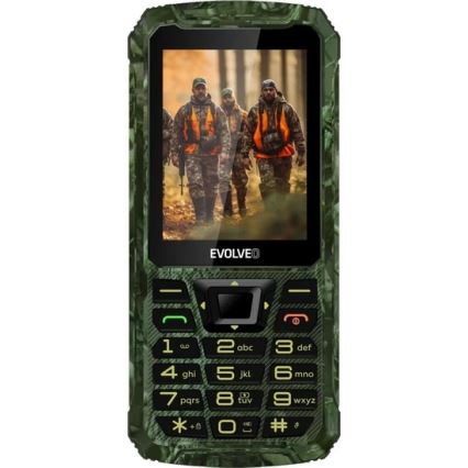 Evolveo - StrongPhone Z6, téléphone étanche double SIM, camouflage de chasse