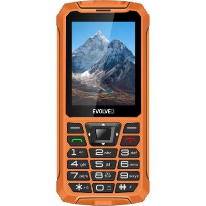 Evolveo - StrongPhone Z6, téléphone étanche Double SIM, orange