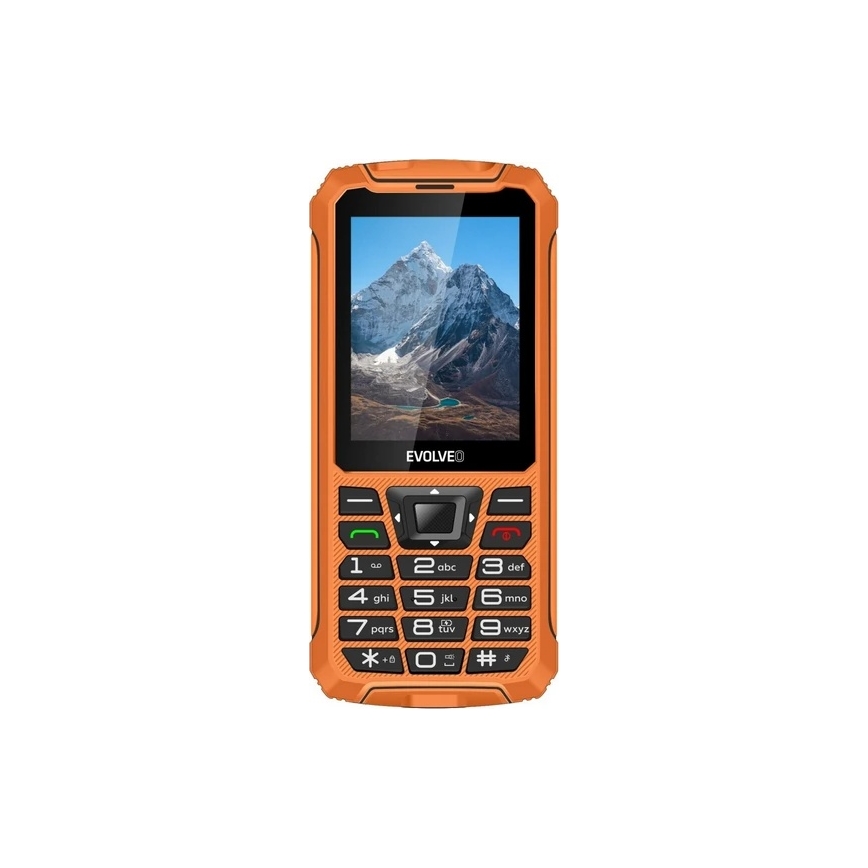 Evolveo - StrongPhone Z6, téléphone étanche Double SIM, orange