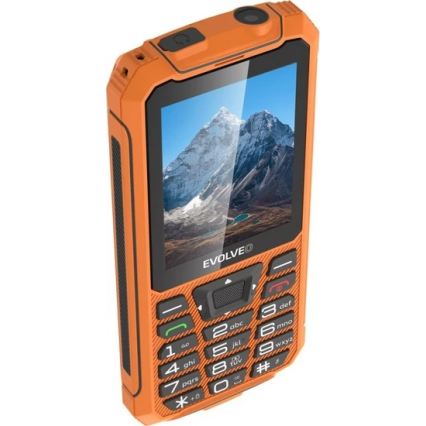 Evolveo - StrongPhone Z6, téléphone étanche Double SIM, orange