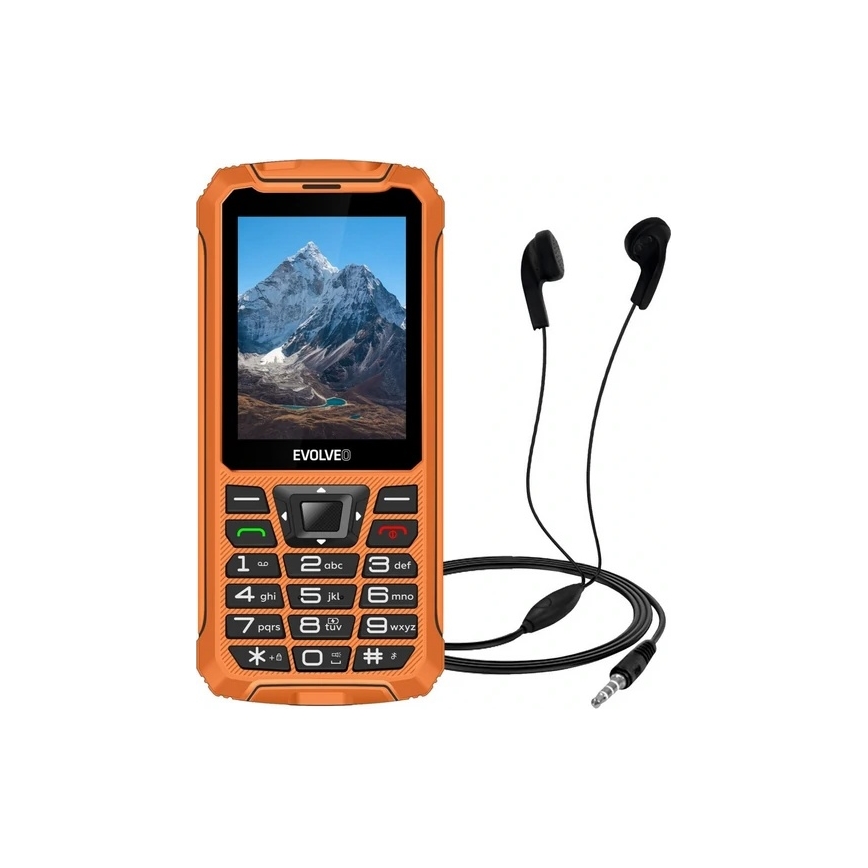 Evolveo - StrongPhone Z6, téléphone étanche Double SIM, orange