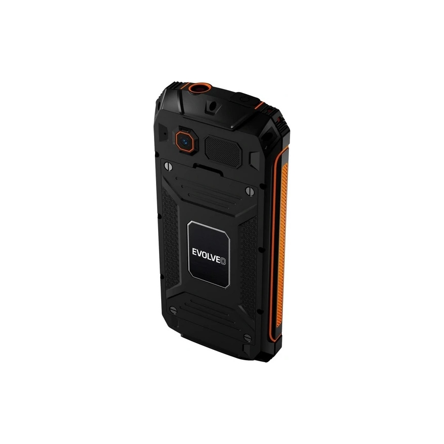 Evolveo - StrongPhone Z6, wasserdichtes Dual-SIM-Telefon schwarz/orange