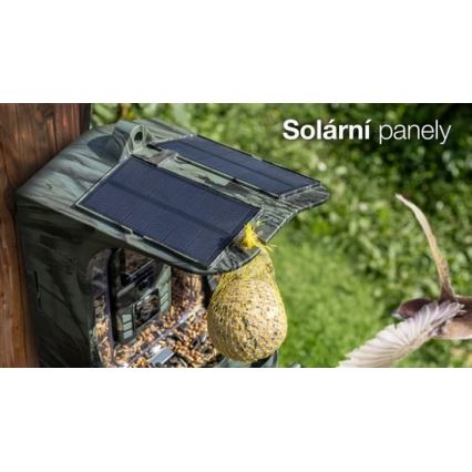 Evolveo - StrongVision BirdFeeder - intelligentes Vogelfutterhaus mit Kamera und Solarmodulen