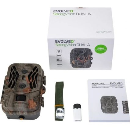 Evolveo - StrongVision DUAL A, fototrappola/telecamera di sicurezza