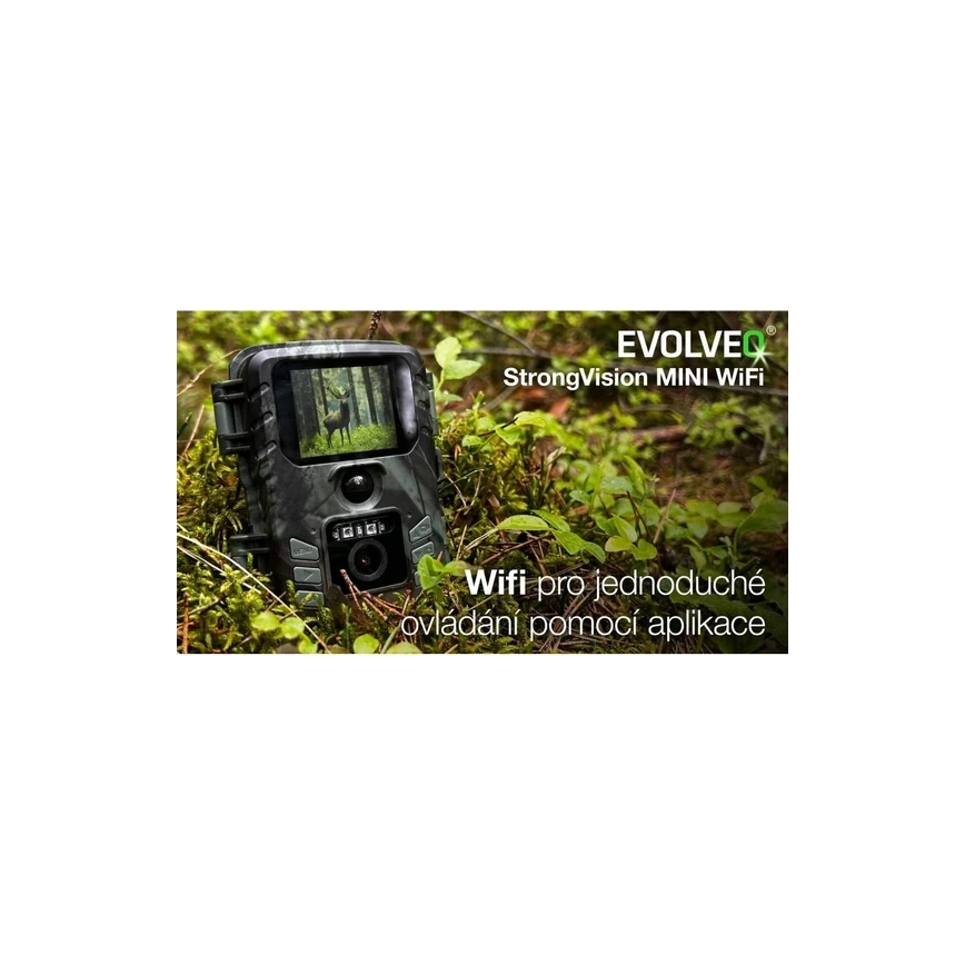 Evolveo - StrongVision MINI Wi-Fi Wildkamera/Überwachungskamera mit App