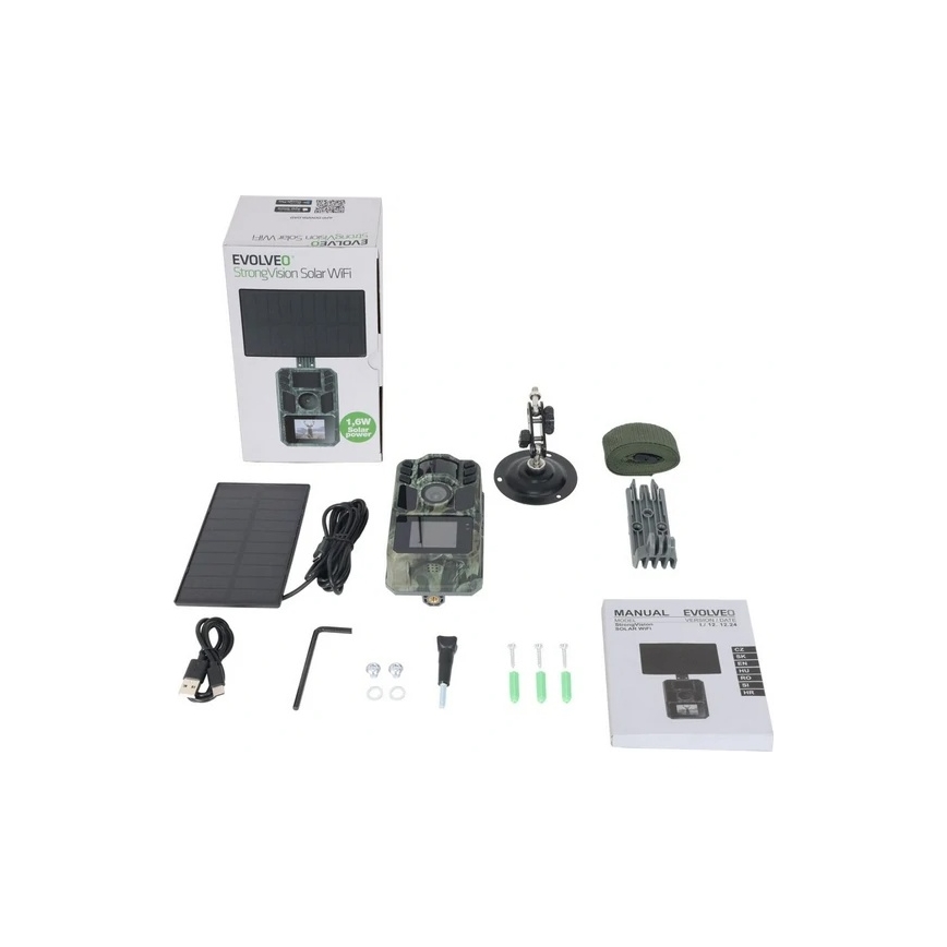 Evolveo - StrongVision Solar Wi-Fi, Wildkamera mit Wi-Fi und Solarpanel