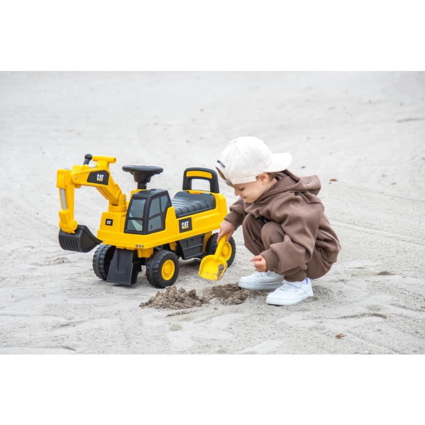 Excavateur enfant CAT jaune/noir