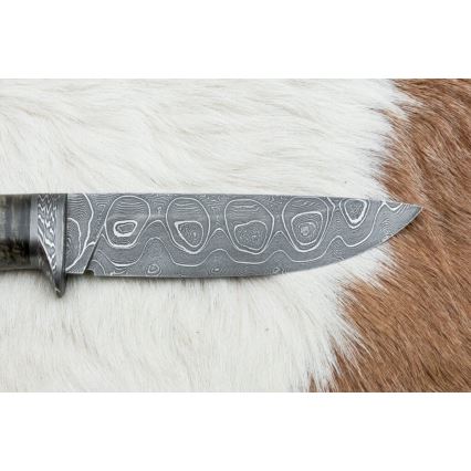 Exklusives Damastmesser 12,7 cm Ahorn/Achat