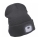 Extol - Bonnet avec lampe frontale intégrée, rechargeable par USB 250 mAh, gris foncé, taille unique