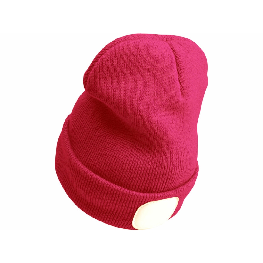 Extol - Cappello con lampada frontale e ricarica USB 300 mAh rosa taglia UNI