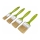 Extol - Ensemble de brosses plates 4 pcs