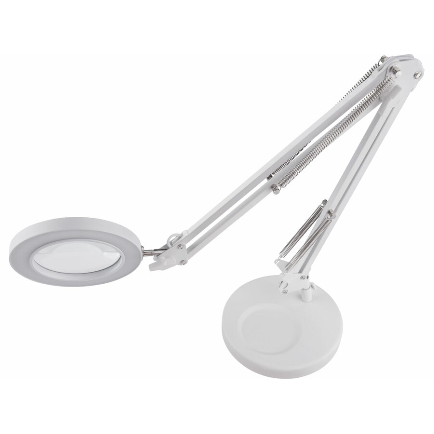 Extol - Lampada da tavolo LED dimmerabile con una lente d'ingrandimento LED/8W/5V 2900/4500/7500K bianco