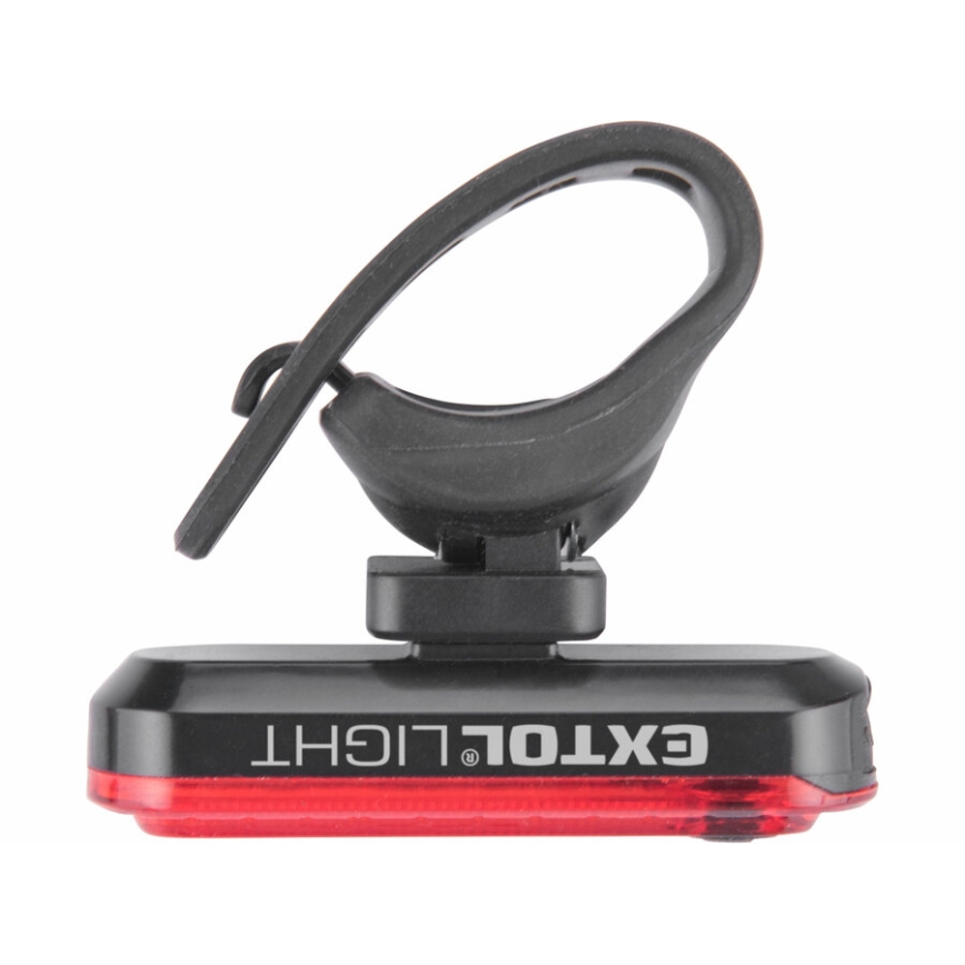 Extol - LED Hintere wiederaufladbare Fahrradtaschenlampe LED/220mAh 3,7V IPX4
