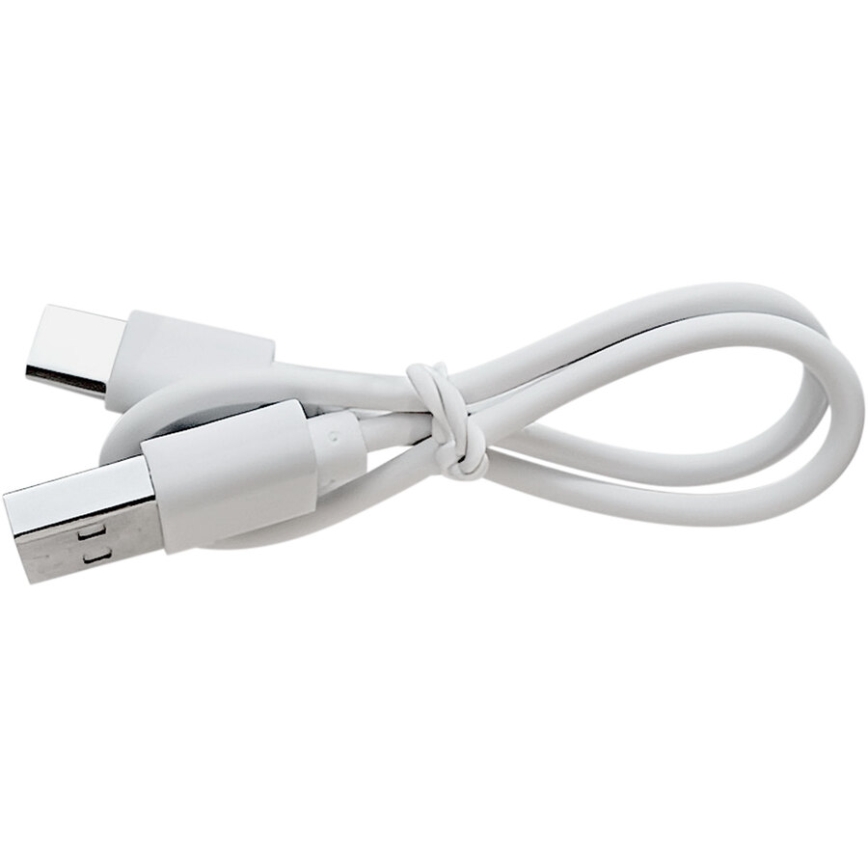 Extol - Loupe pliable rechargeable à éclairage LED à intensité réglable, 650 mAh, blanc/gris