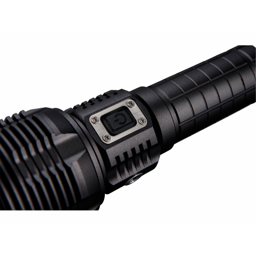 Extol - LED Torcia elettrica ricaricabile dimmerabile con power bank LED/60W/10000 mAh 8000 lm IPX4 nero