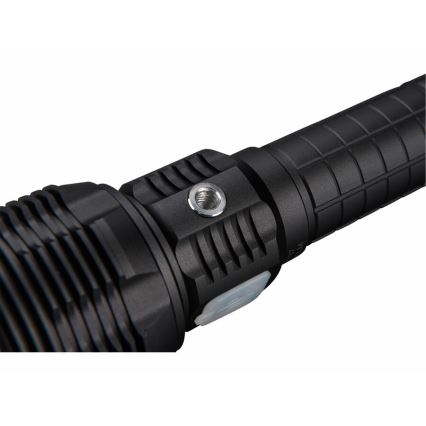 Extol - LED Torcia elettrica ricaricabile dimmerabile con power bank LED/60W/10000 mAh 8000 lm IPX4 nero