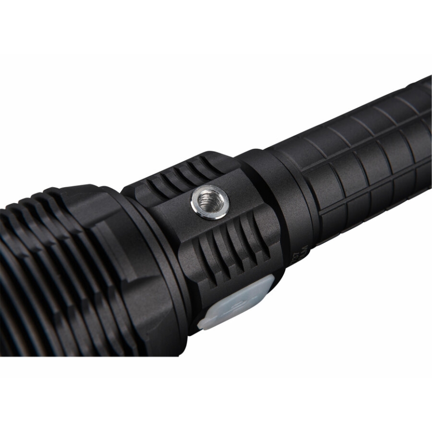 Extol - LED Torcia elettrica ricaricabile dimmerabile con power bank LED/60W/10000 mAh 8000 lm IPX4 nero